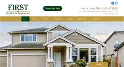 Desktop Screenshot of firstinpropertymanagement.com